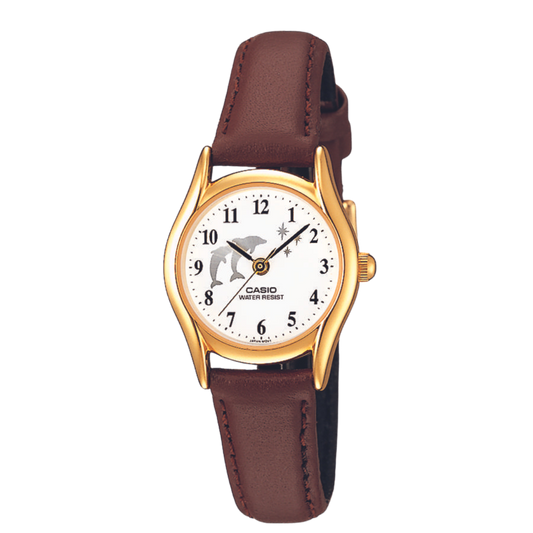 Reloj Análogo Casual Dorado de Mujer