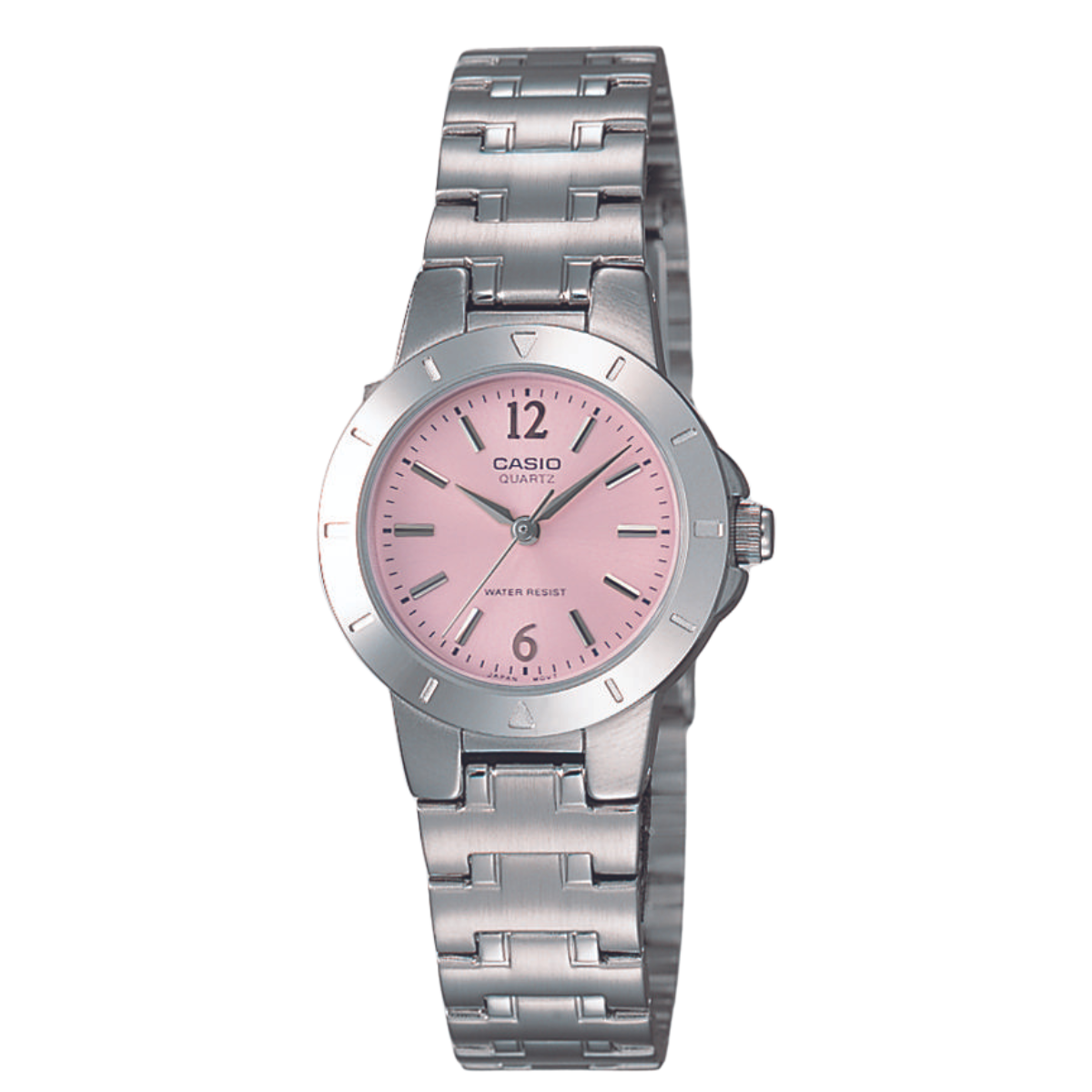 Reloj Análogo Casual Plateado de Mujer