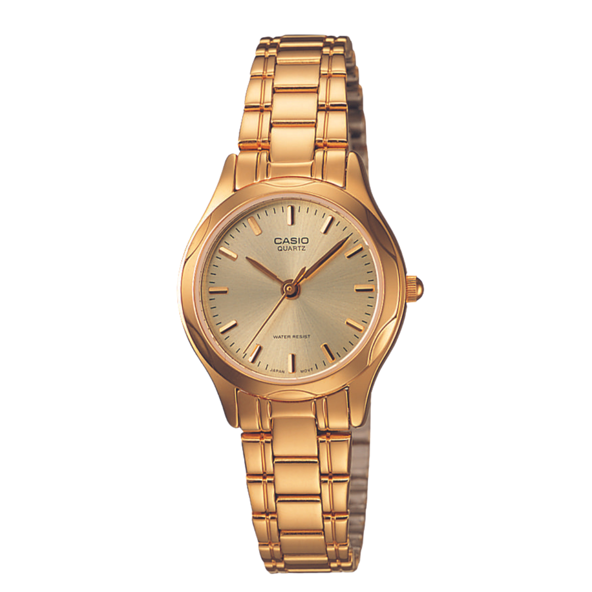 Reloj Análogo Ejecutivo Dorado de Mujer