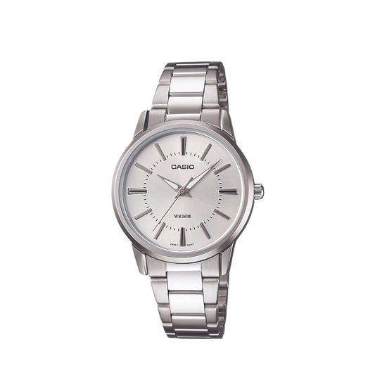 Reloj Análogo Fashion Casual Plateado de Mujer