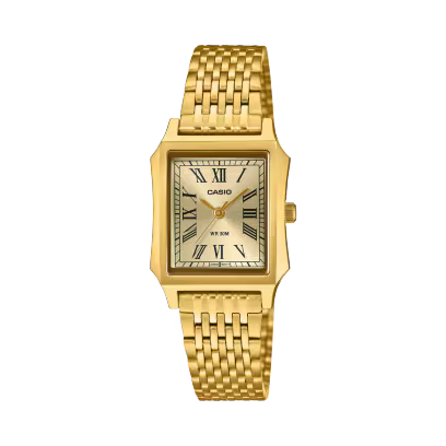 Reloj Análogo Casio Cuarzo Dorado de Mujer