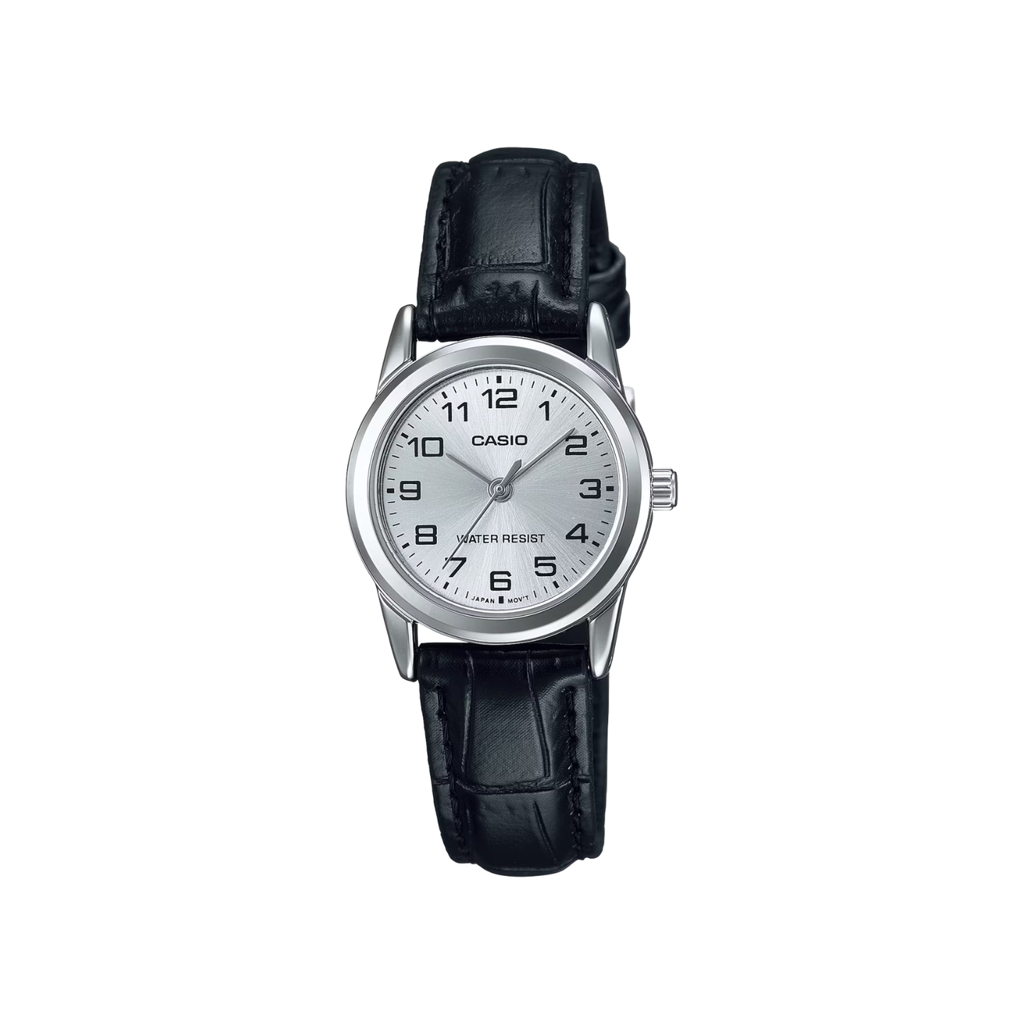 Reloj Análogo Clásico Plateado de Mujer