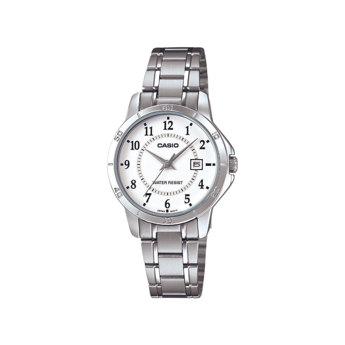 Reloj Análogo Casual Plateado de Mujer