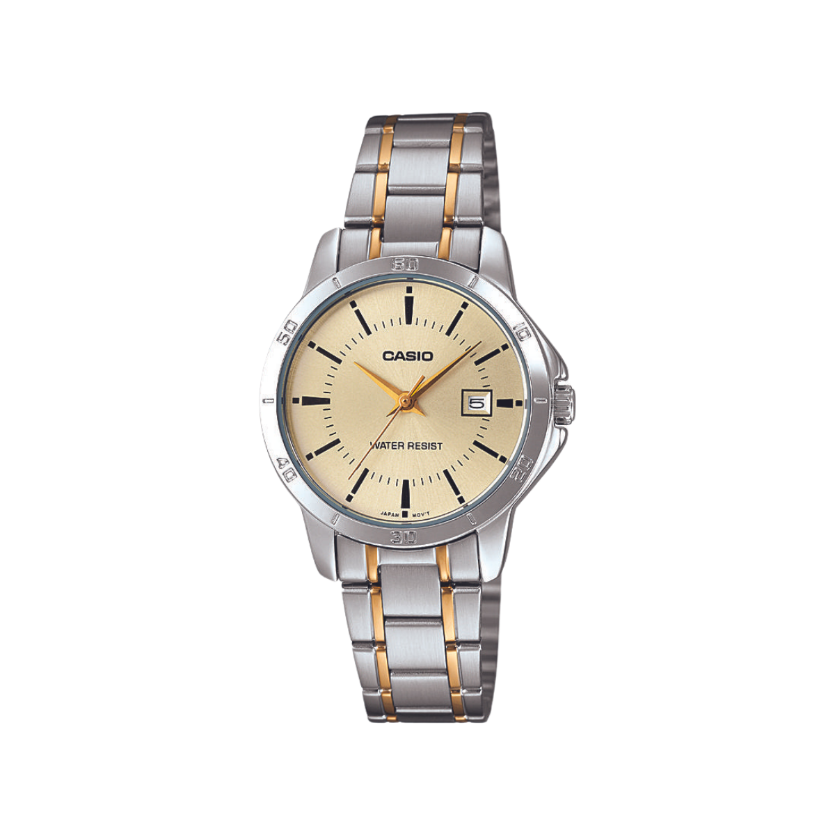 Reloj Análogo Estándar Casual Plateado de Mujer