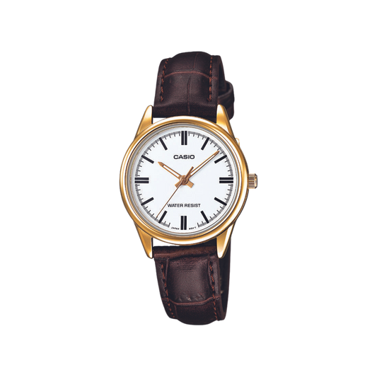 Reloj Análogo Casual Dorado de Mujer