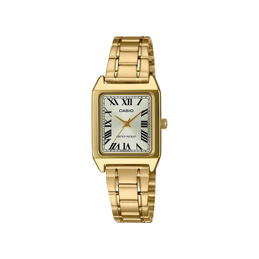 Reloj Análogo Casual Dorado de Mujer