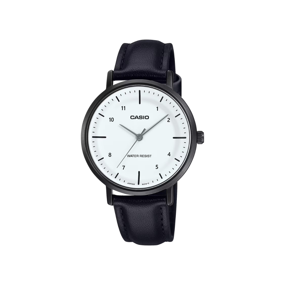 Reloj Análogo Clásico Negro de Mujer