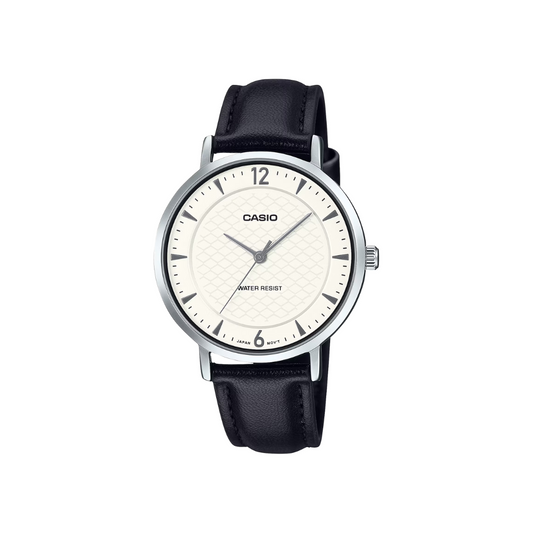 Reloj Análogo Clásico Plateado de Mujer