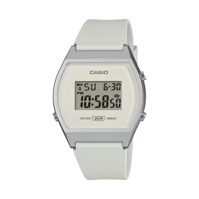 Reloj Digital Casual Blanco Unisex
