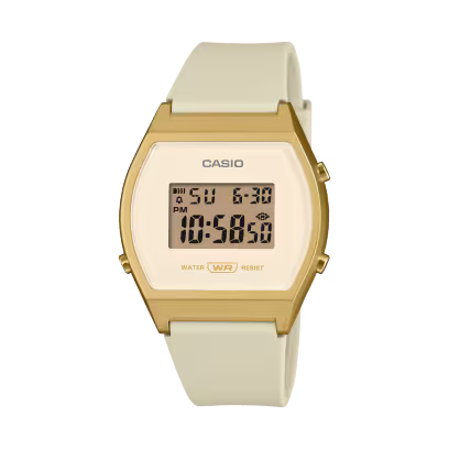 Reloj Digital Casual Dorado Unisex