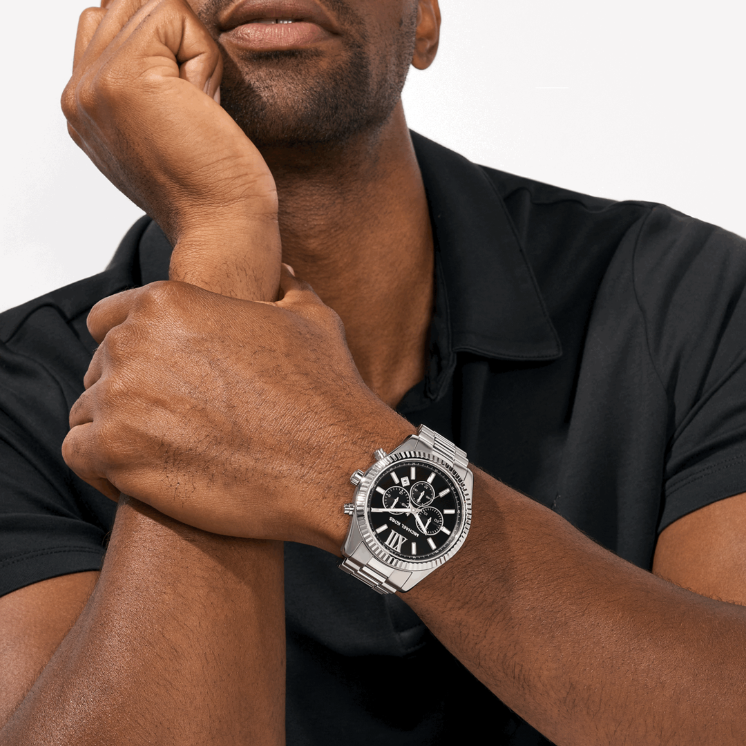 Reloj Análogo Sport Plateado de Hombre