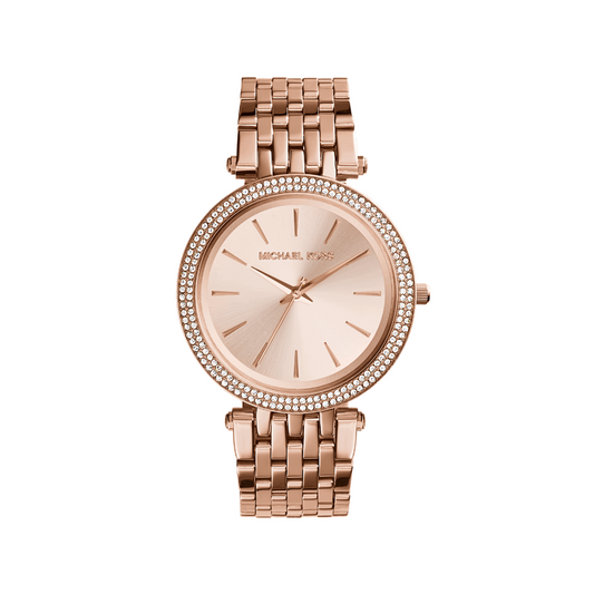 Reloj Análogo Luxury Rosado de Mujer
