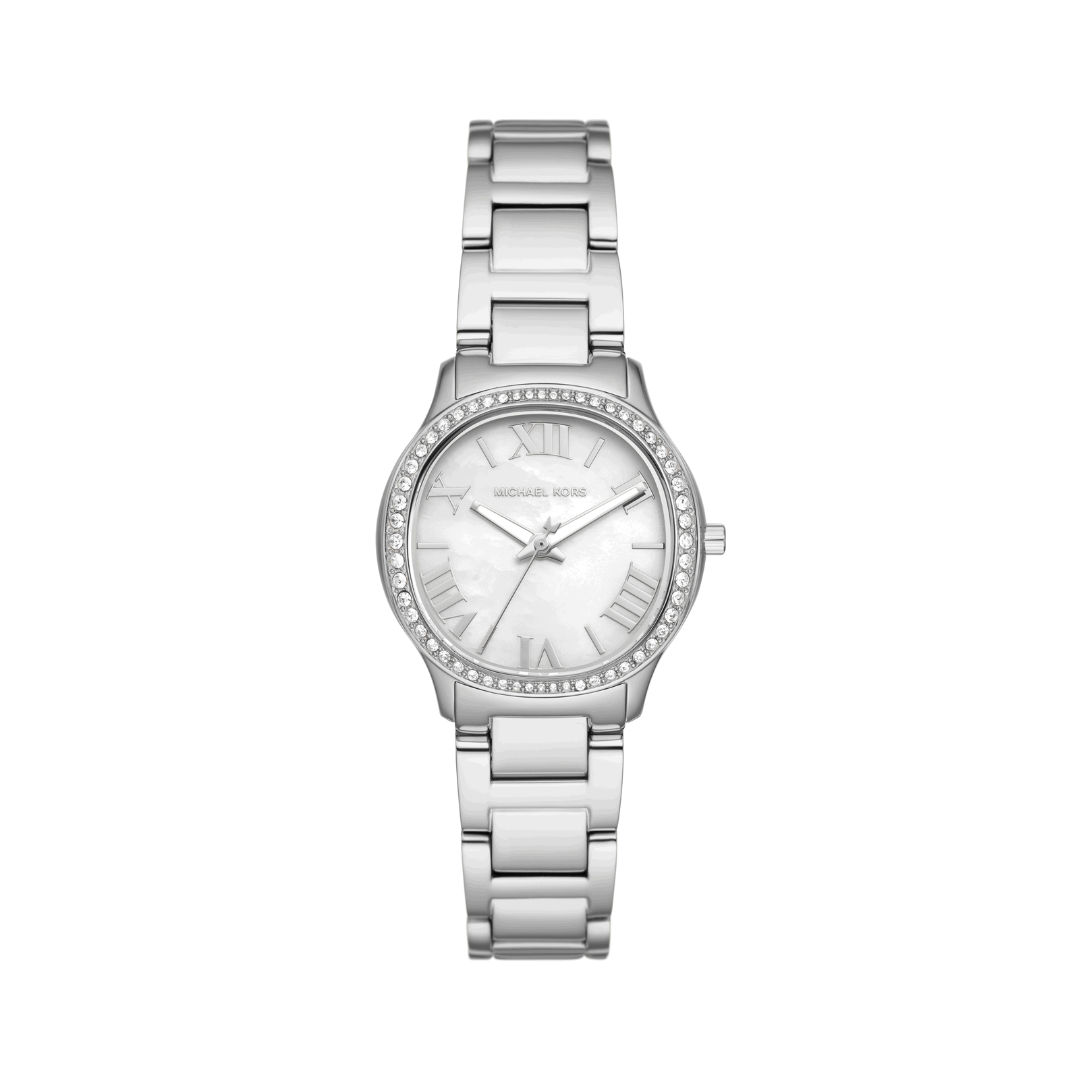 Reloj Análogo Luxury Plateado de Mujer