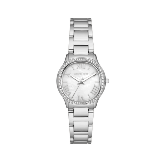 Reloj Análogo Luxury Plateado de Mujer