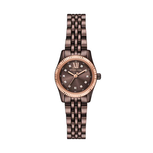 Reloj Análogo Luxury Chocolate de Mujer