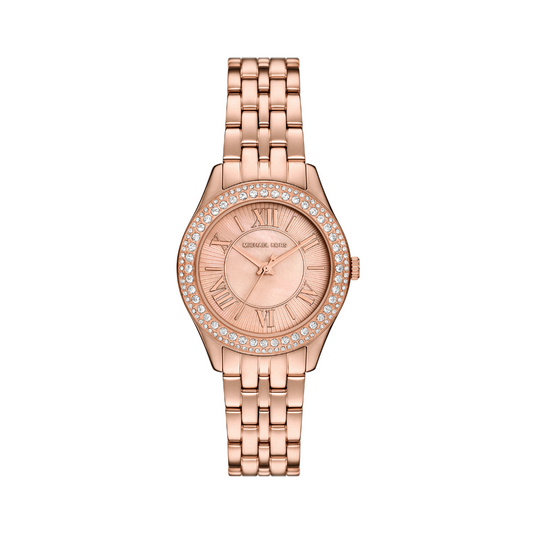 Reloj Análogo Luxury Rosado de Mujer