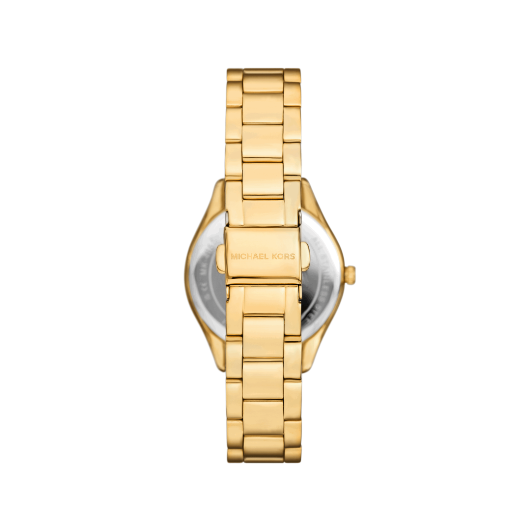 Reloj Análogo Luxury Dorado en Set de Mujer