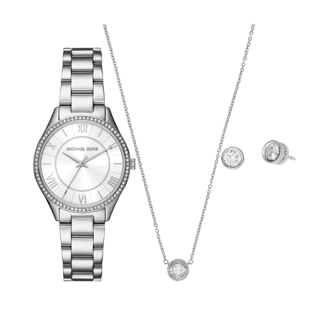 Reloj Análogo Luxury Plateado de Mujer