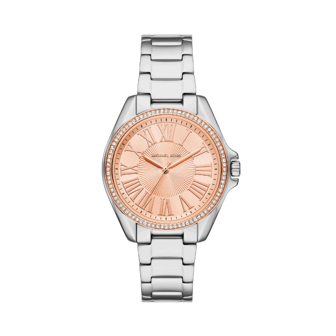 Reloj Análogo Luxury Plateado de Mujer