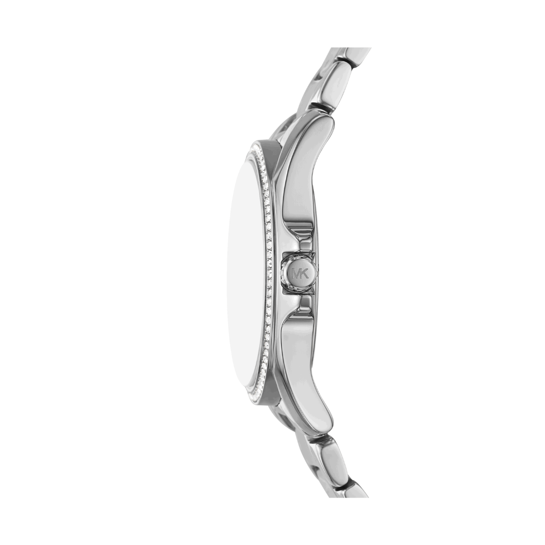 Reloj Análogo Luxury Plateado de Mujer