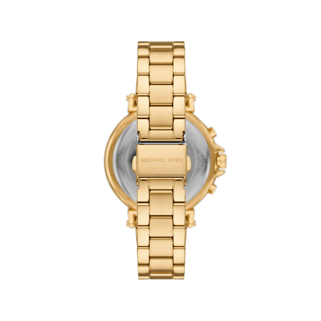 Reloj Análogo Sport Dorado con Cronógrafo de Mujer