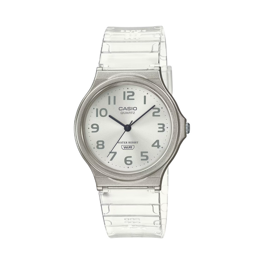 Reloj Análogo Juvenil Transparente Unisex