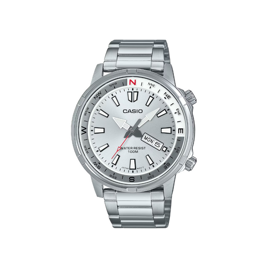 Reloj Análogo Sport Plateado de Hombre