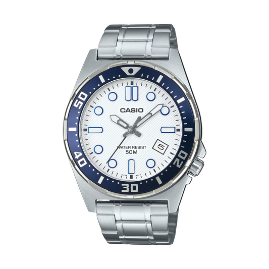 Reloj Análogo Sport Plateado de Hombre