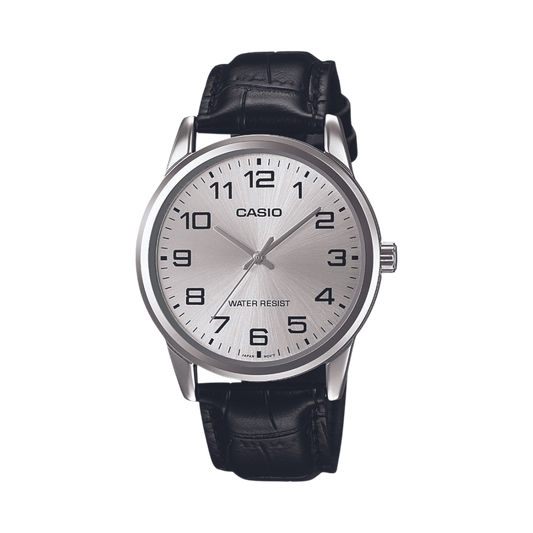 Reloj Análogo Estándar Casual Plateado de Hombre