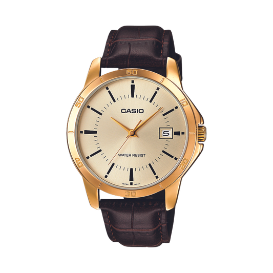 Reloj Análogo Casual Dorado de Hombre