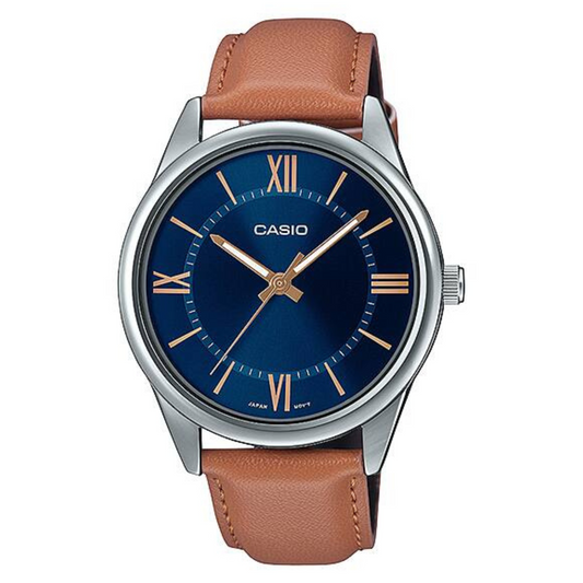 Reloj Análogo Ejecutivo Plateado de Hombre