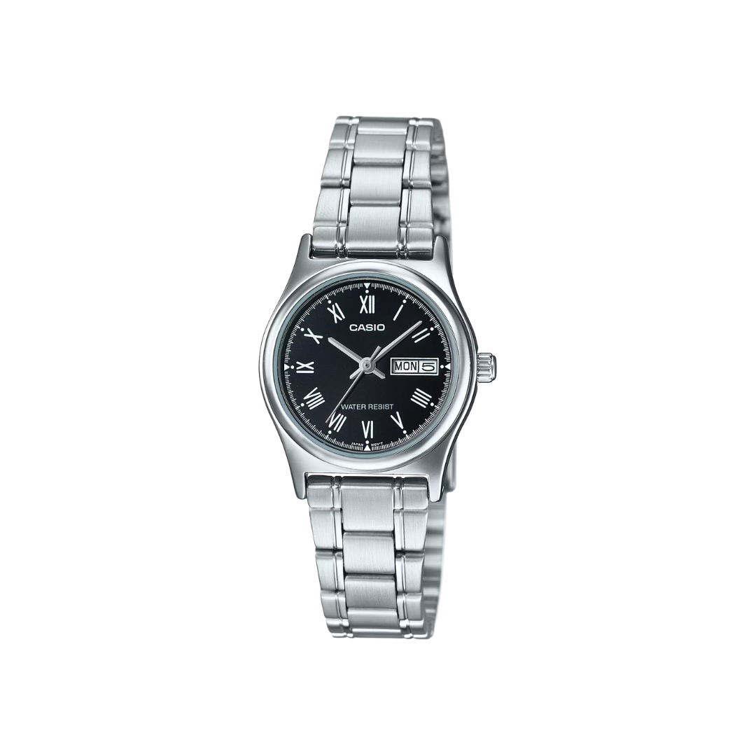 Reloj Análogo Clásico Plateado de Hombre