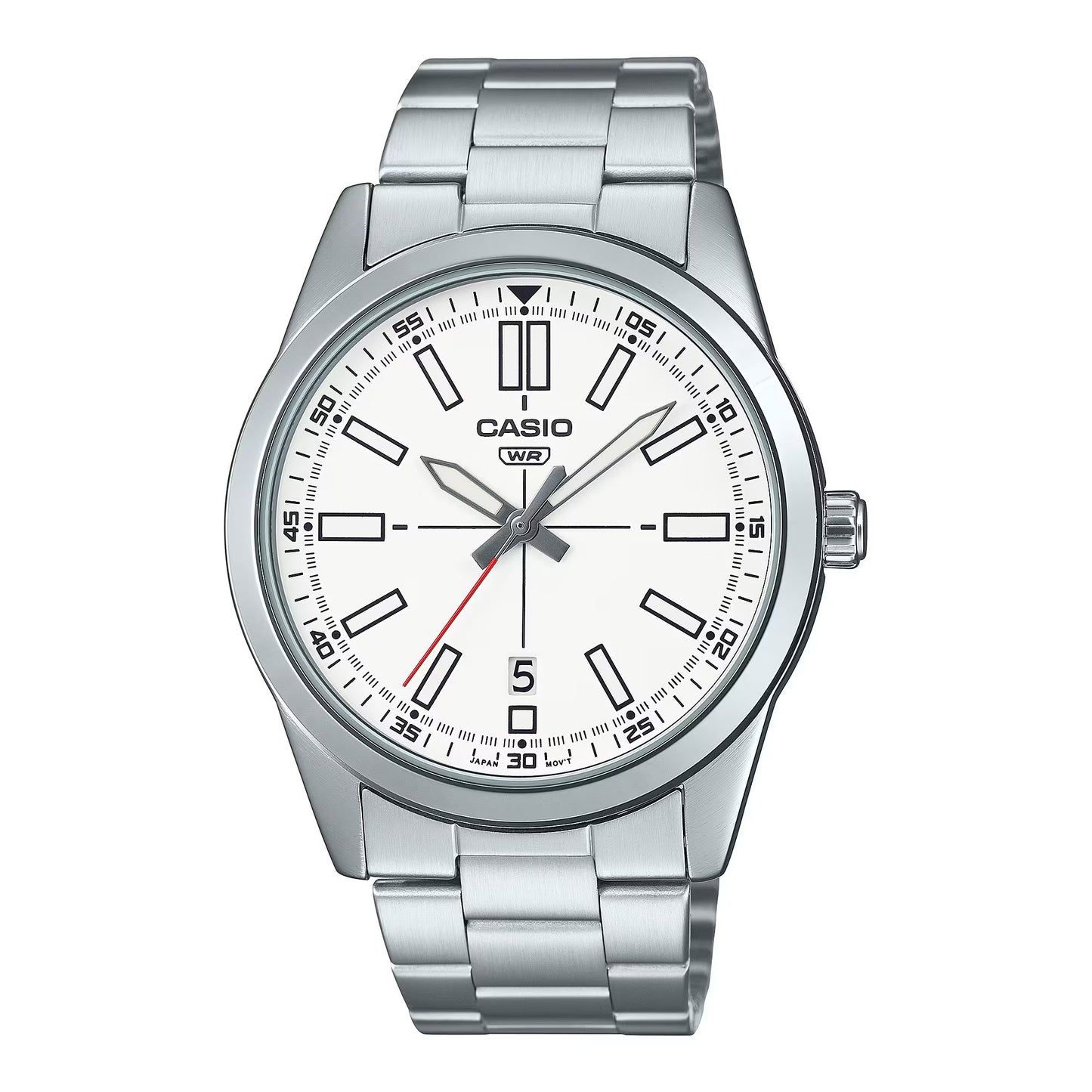 Reloj Análogo Vintage Plateado de Hombre