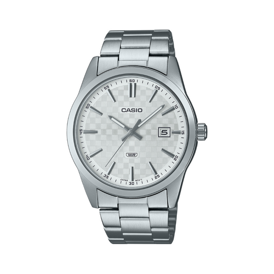 Reloj Análogo Ejecutivo Plateado de Hombre