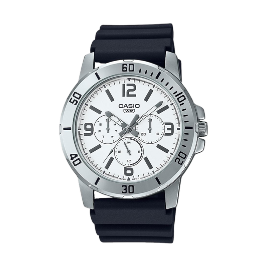 Reloj Análogo Multifunción Sport Plateado de Hombre