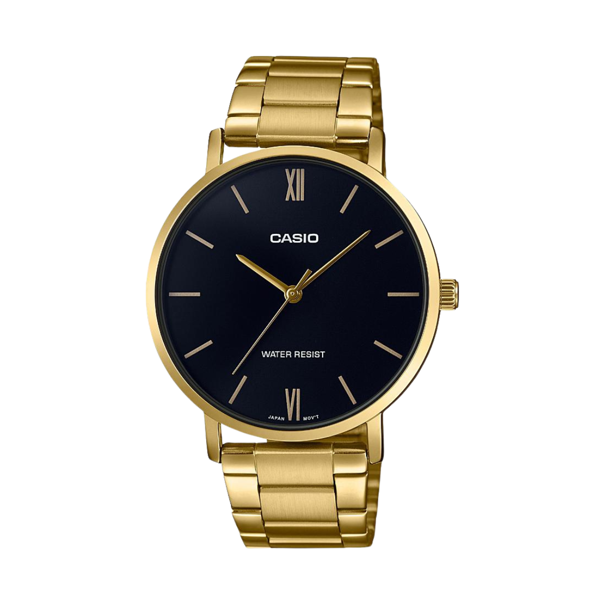 Reloj Análogo Estándar Casual Dorado de Hombre