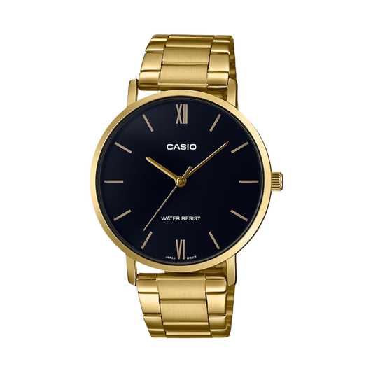 Reloj Análogo Estándar Casual Dorado de Hombre