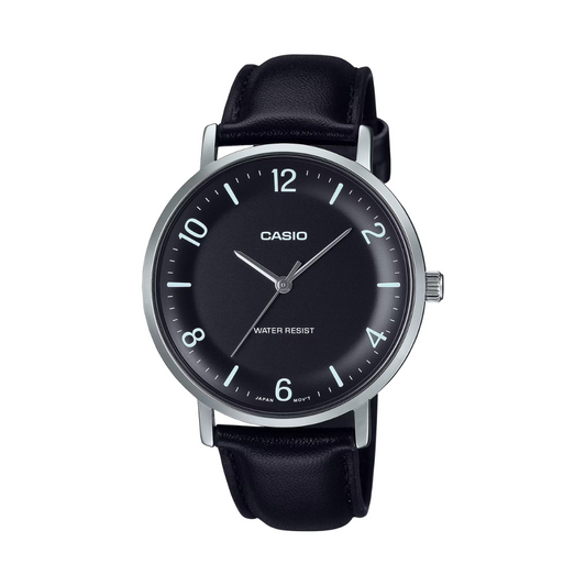 Reloj Análogo Clásico Negro de Hombre