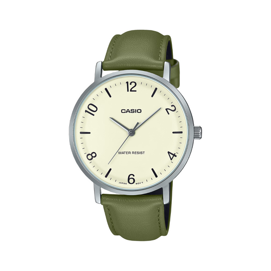 Reloj Análogo Clásico Plateado de Mujer