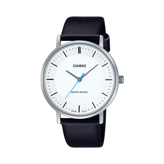 Reloj Análogo Clásico Plateado de Hombre