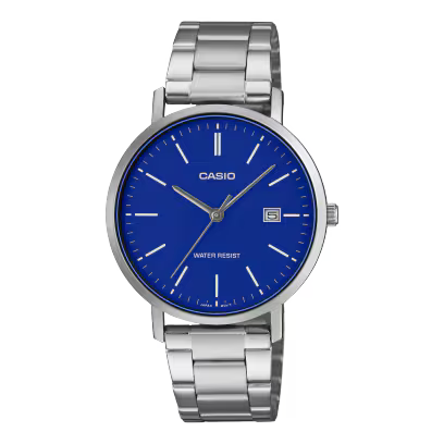 Reloj Análogo Clásico Azul de Hombre