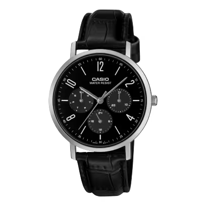 Reloj Análogo Clásico Negro de Hombre