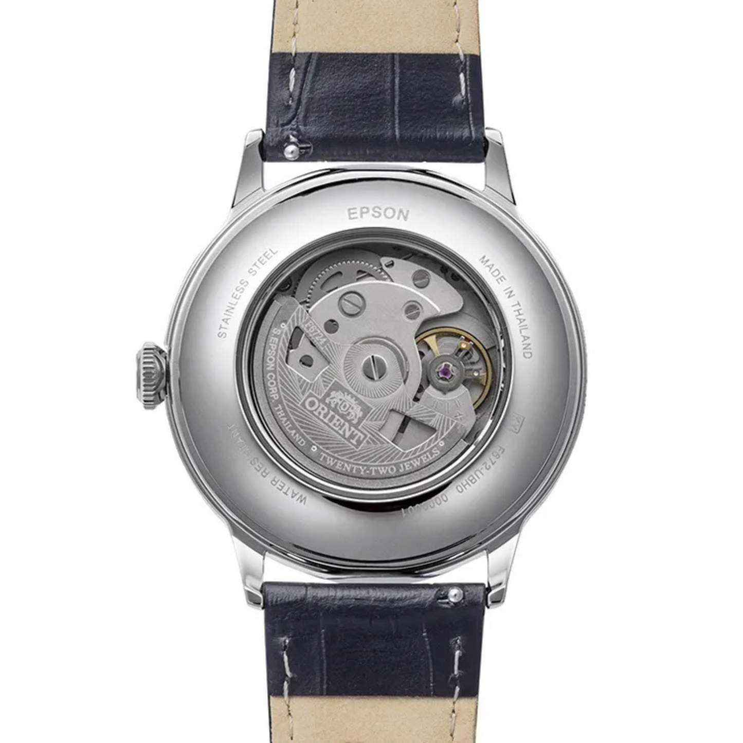 Reloj Orient Bambino Plateado Automático Luxury de Hombre