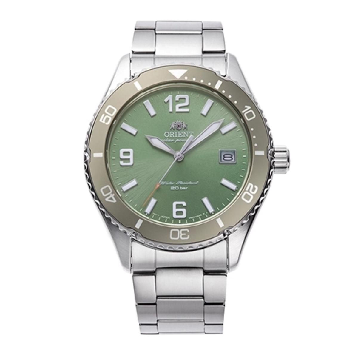 Reloj Orient Diver Design 40 Verde Solar de Hombre