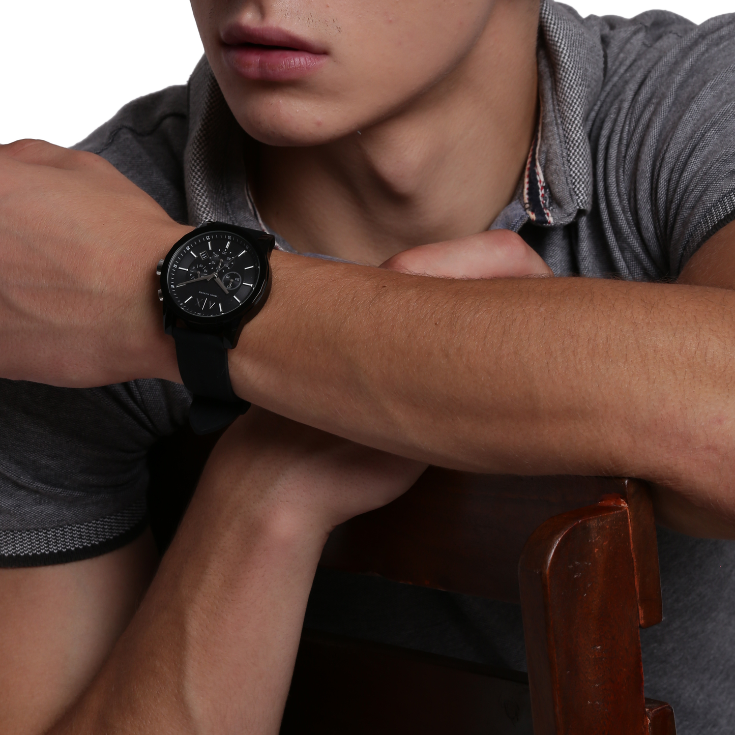 Reloj Análogo Banks Casual Negro de Hombre