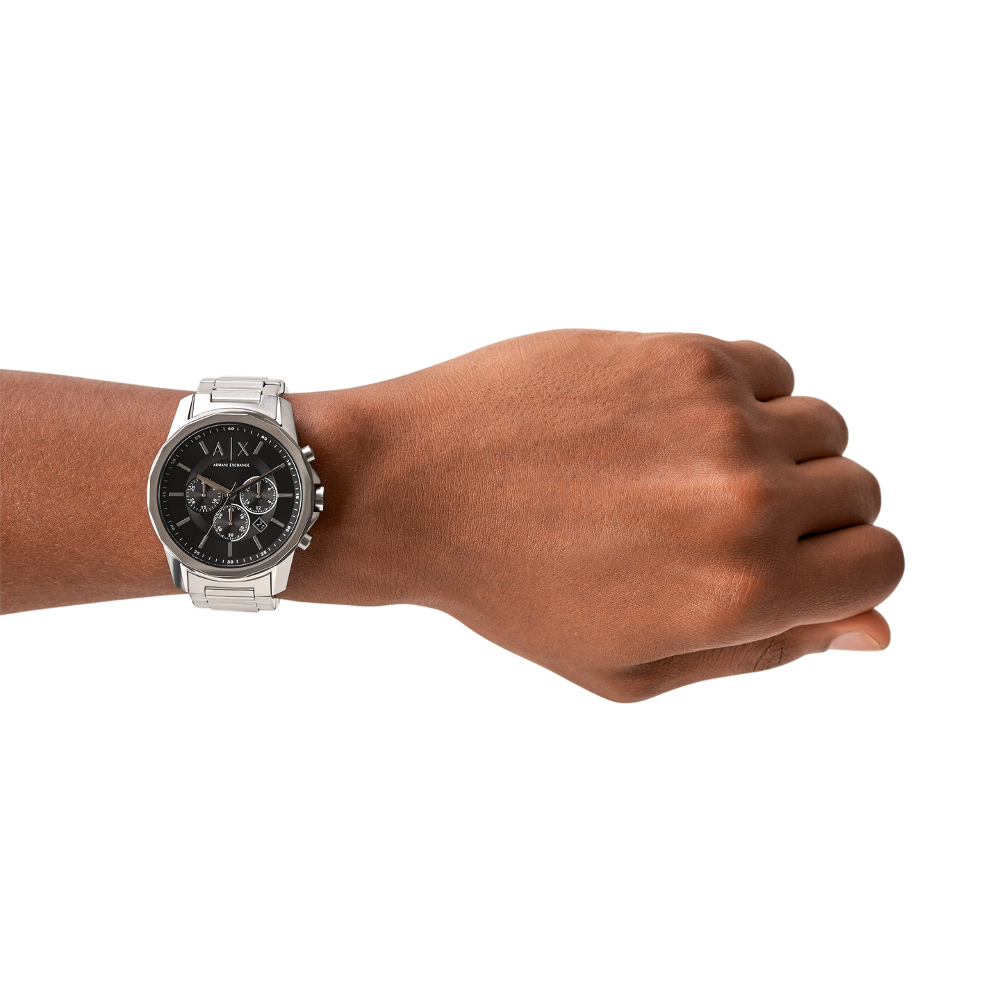 Reloj Análogo Banks Casual Plateado de Hombre