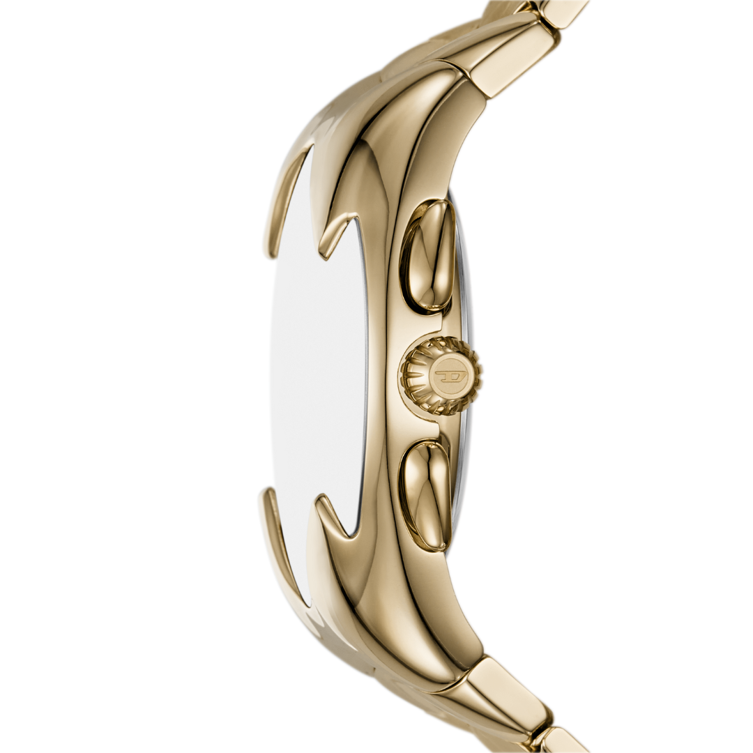 Reloj Análogo con Cronógrafo Casual Dorado de Hombre