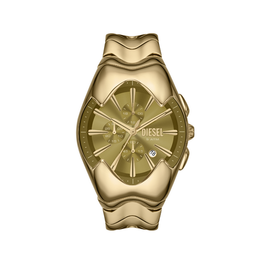 Reloj Análogo con Cronógrafo Casual Dorado de Hombre