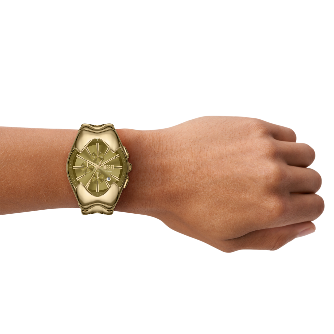 Reloj Análogo con Cronógrafo Casual Dorado de Hombre