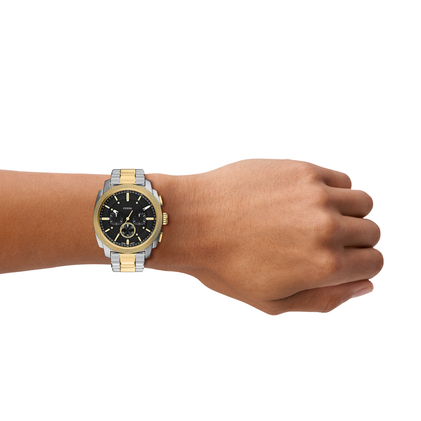 Reloj Análogo Casual Plateado de Hombre